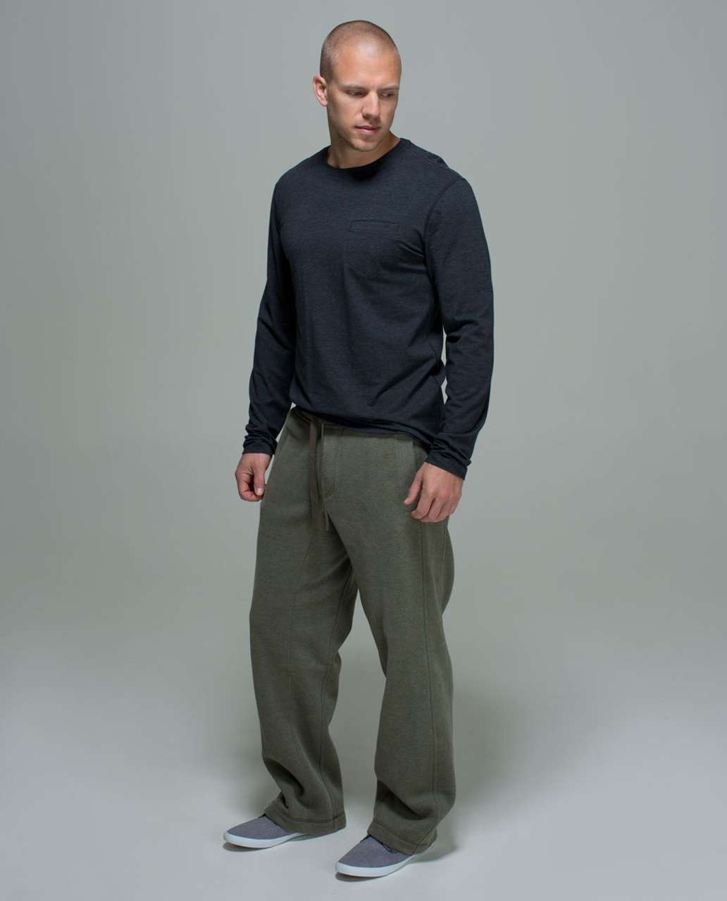 Lululemon Post Gravity Pant (Regular) - Heathered Fatigue Green / Fatigue Green