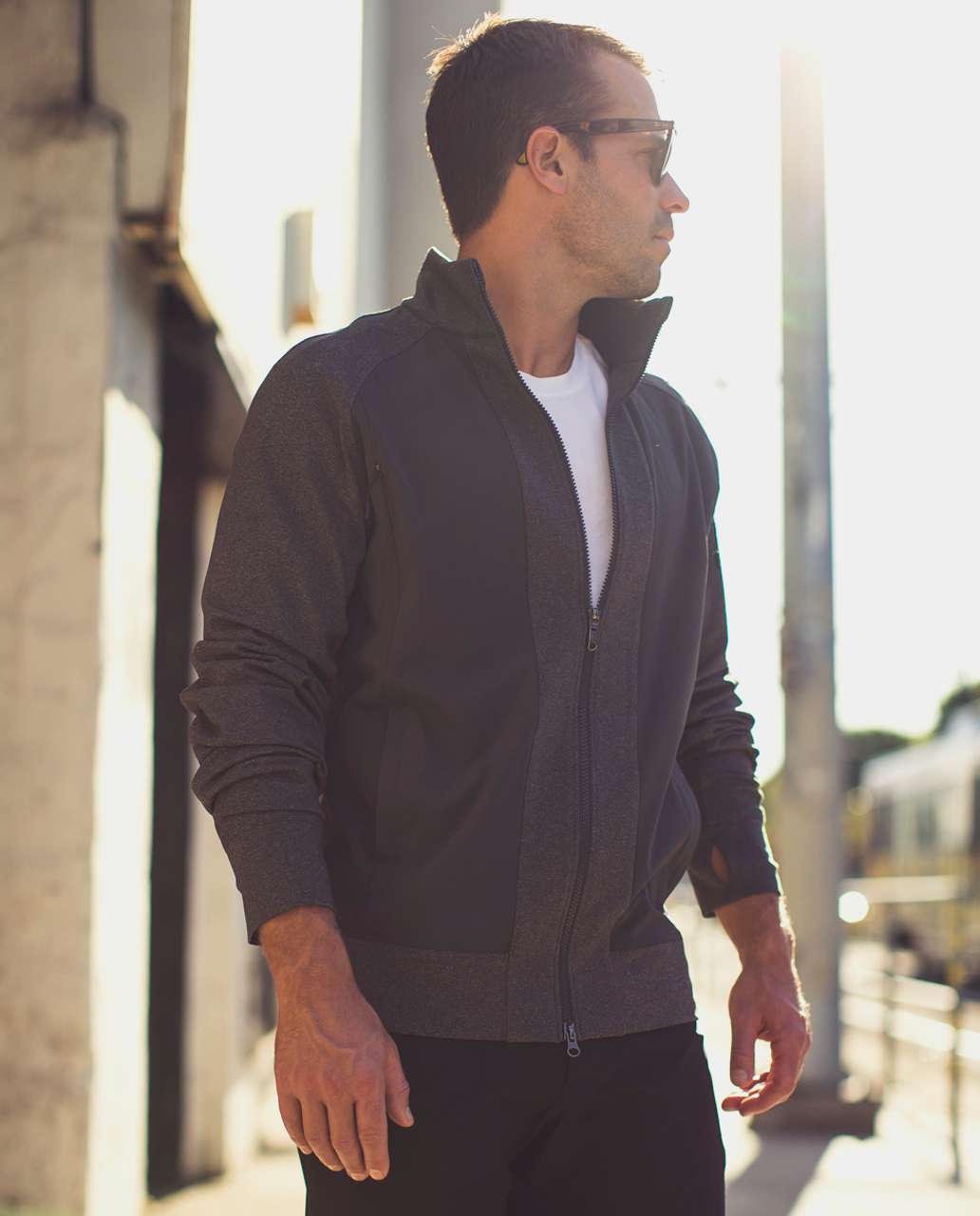 Lululemon Tactic Jacket - Heathered Dark Grey / Soot