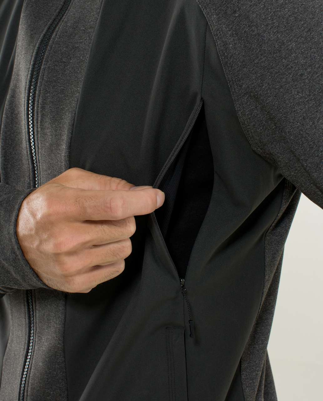 Lululemon Tactic Jacket - Heathered Dark Grey / Soot