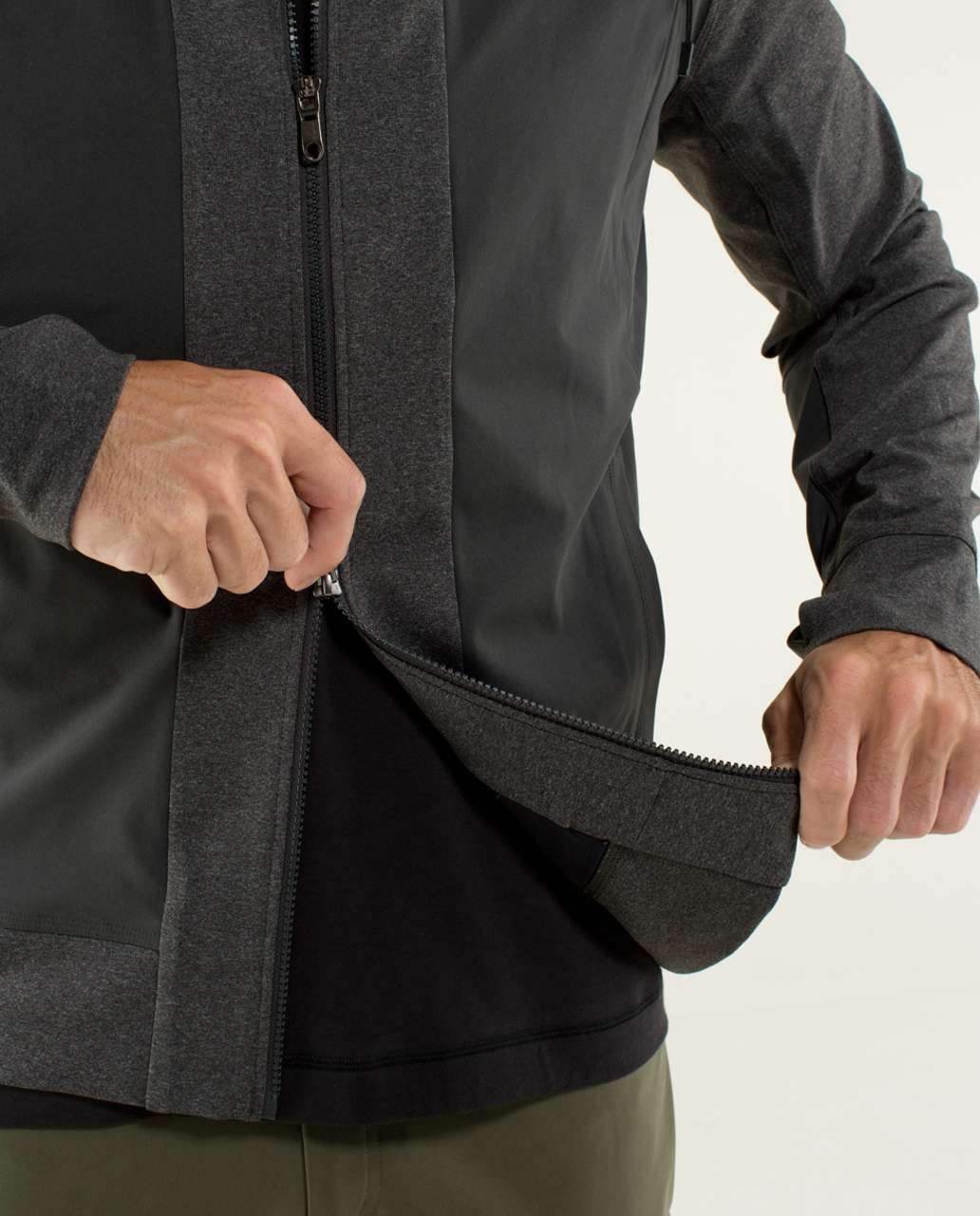 Lululemon Tactic Jacket - Heathered Dark Grey / Soot