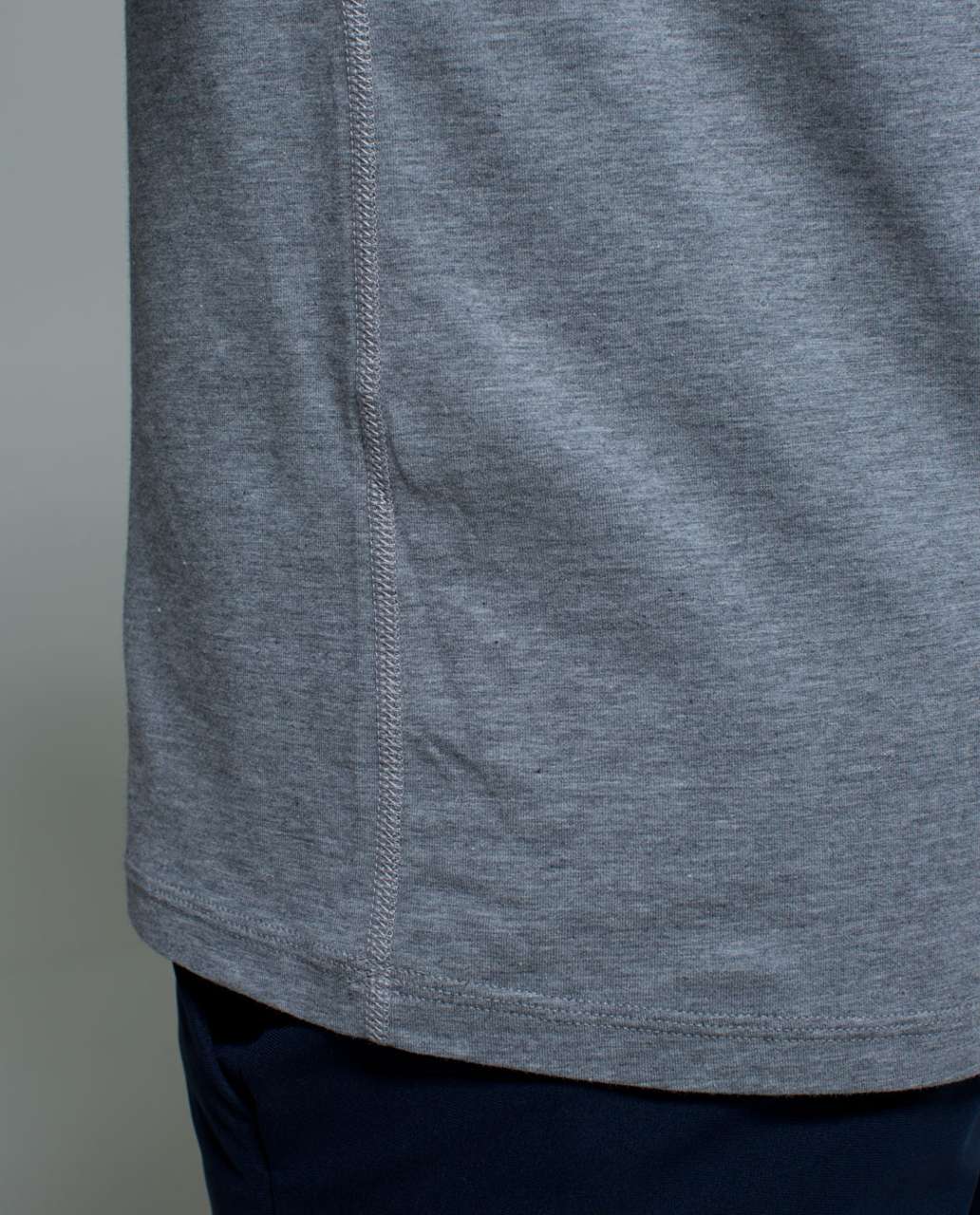 Lululemon Post Practice Henley - Heathered Medium Grey / Heathered Silver Spoon / Ambient Grey