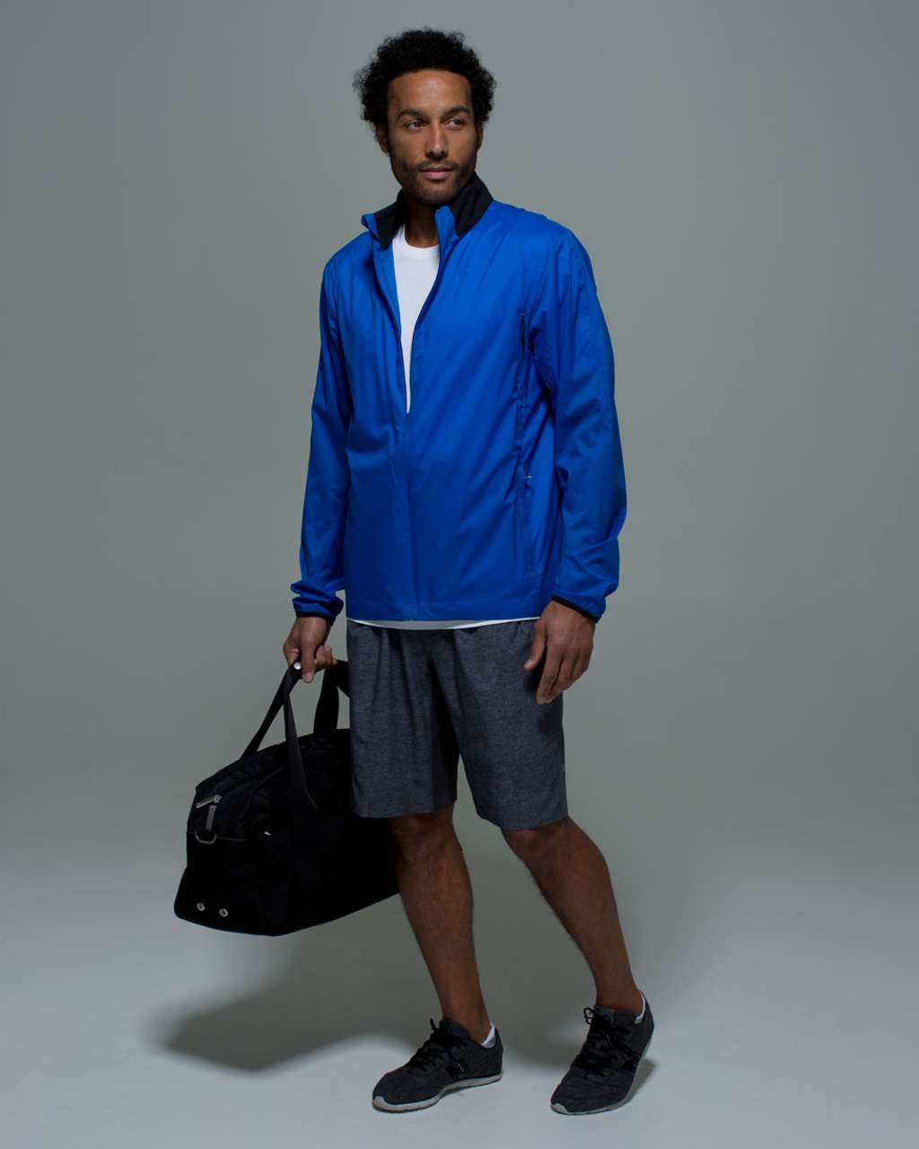 Lululemon All Run All Day Jacket - Lakeside Blue / Black