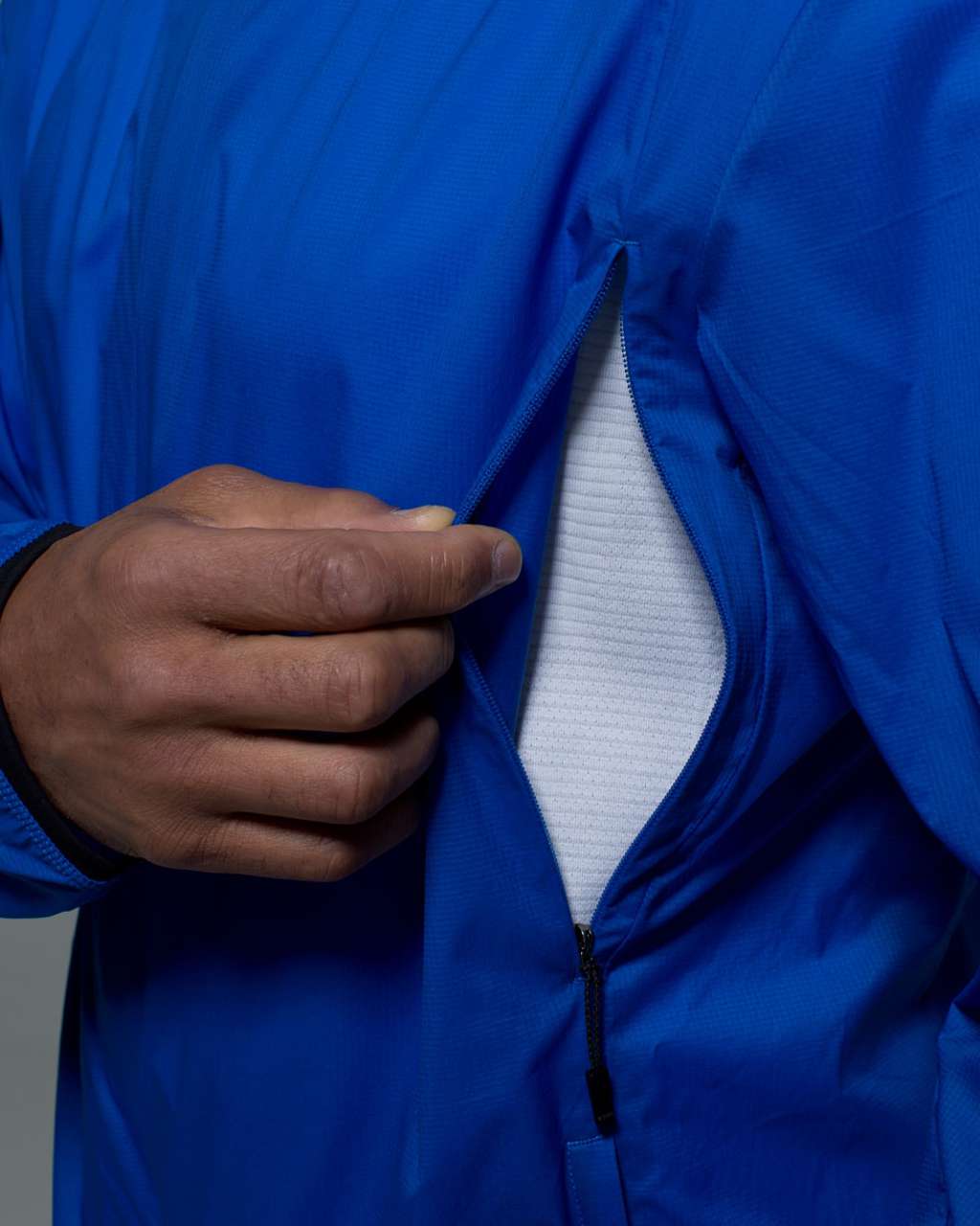 Lululemon All Run All Day Jacket - Lakeside Blue / Black