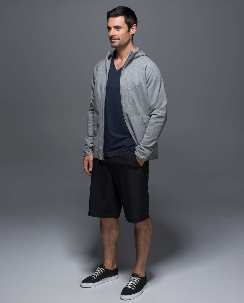 Lululemon Post Workout Hoodie - Heathered Medium Grey