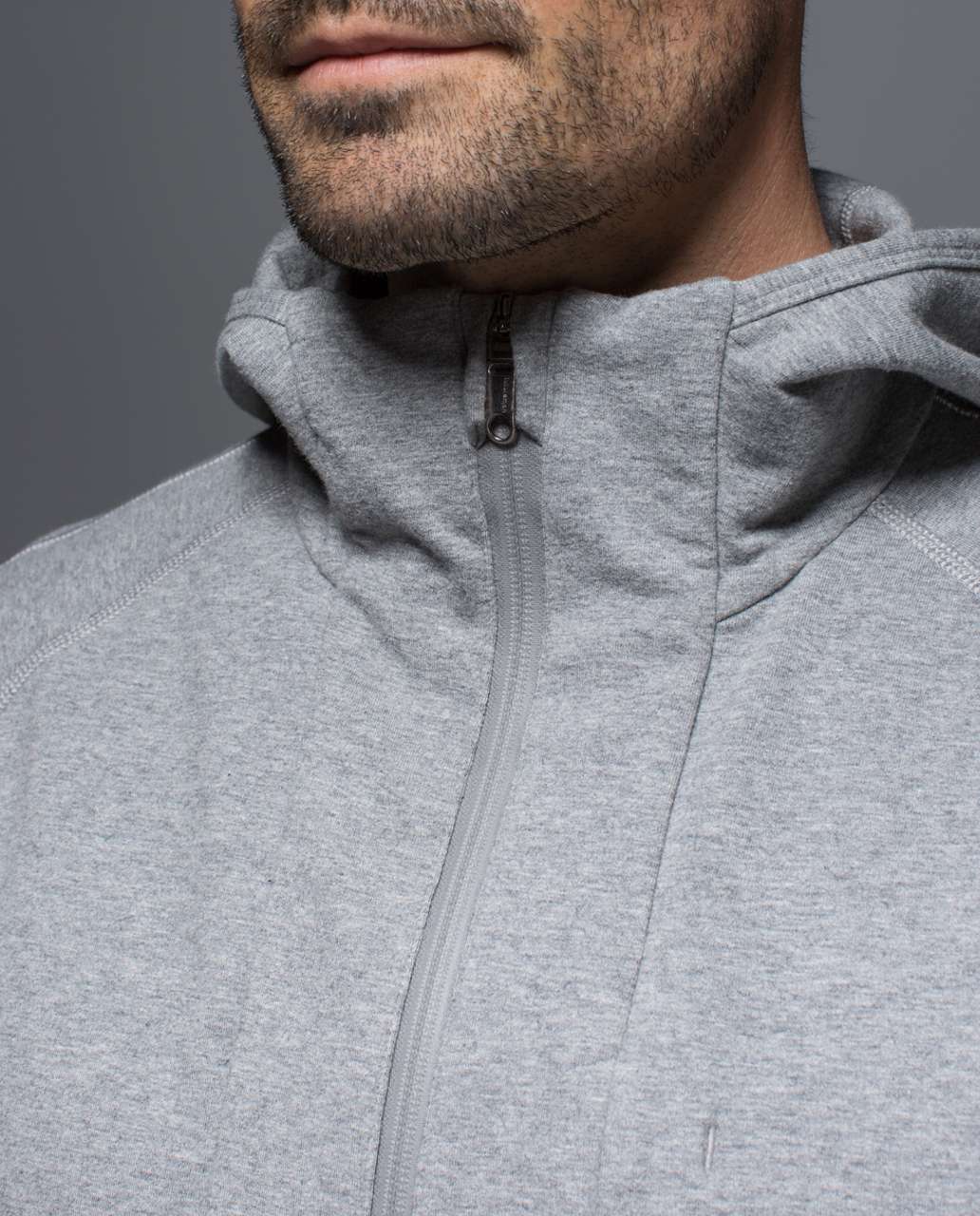 Lululemon Welterweight Zip Hoodie - Heathered Silver Drop / Black