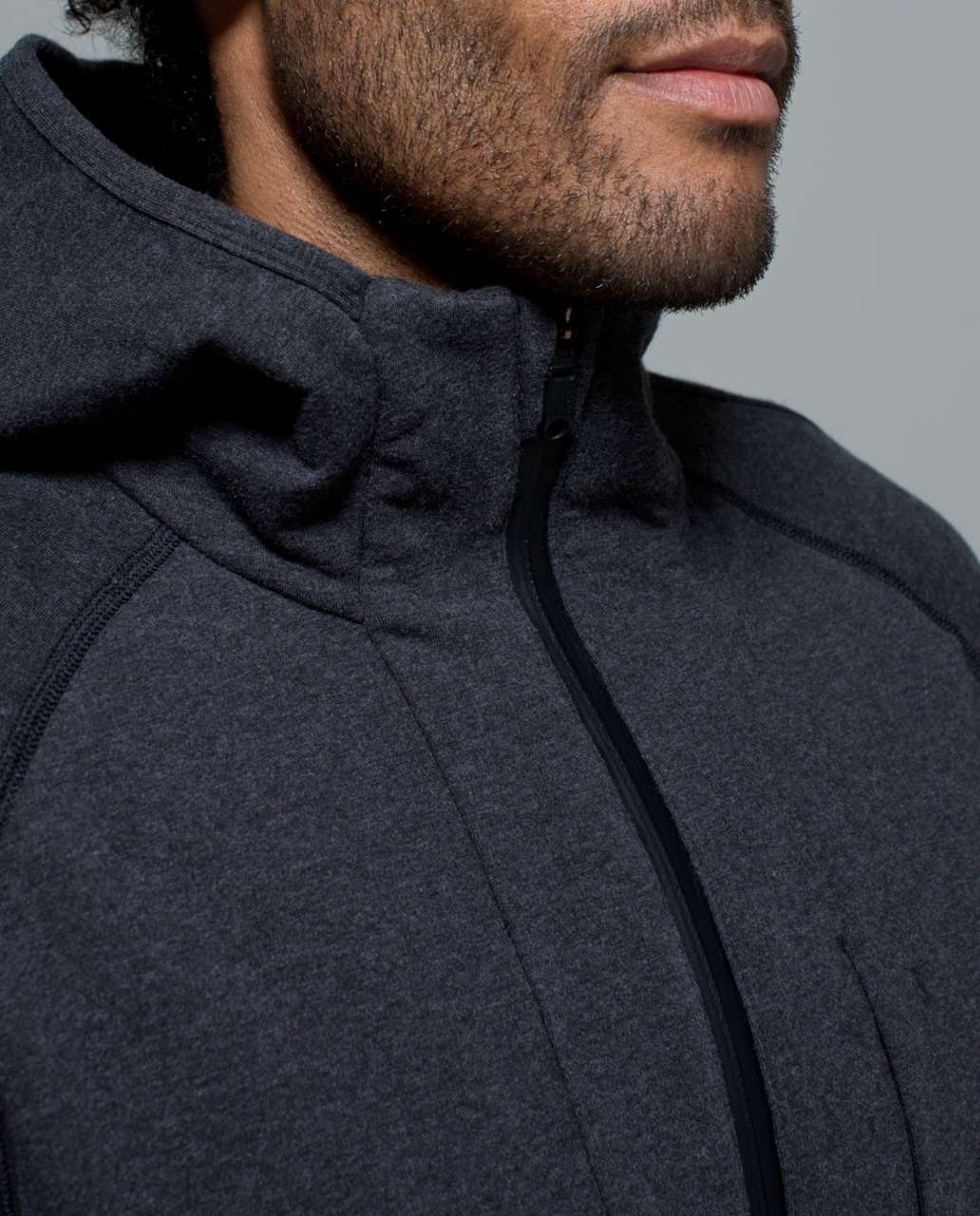 Lululemon Post Workout Hoodie - Heathered Black