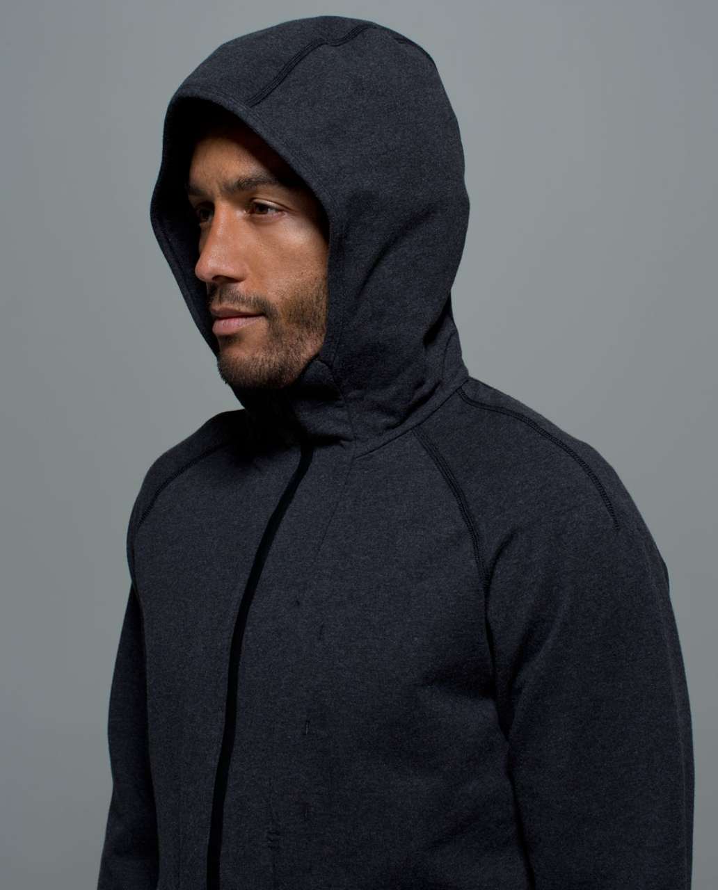 Lululemon Post Workout Hoodie - Heathered Black