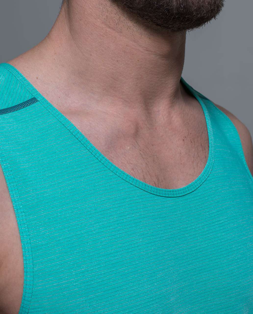 Lululemon Open Air Singlet - Heathered Bali Breeze