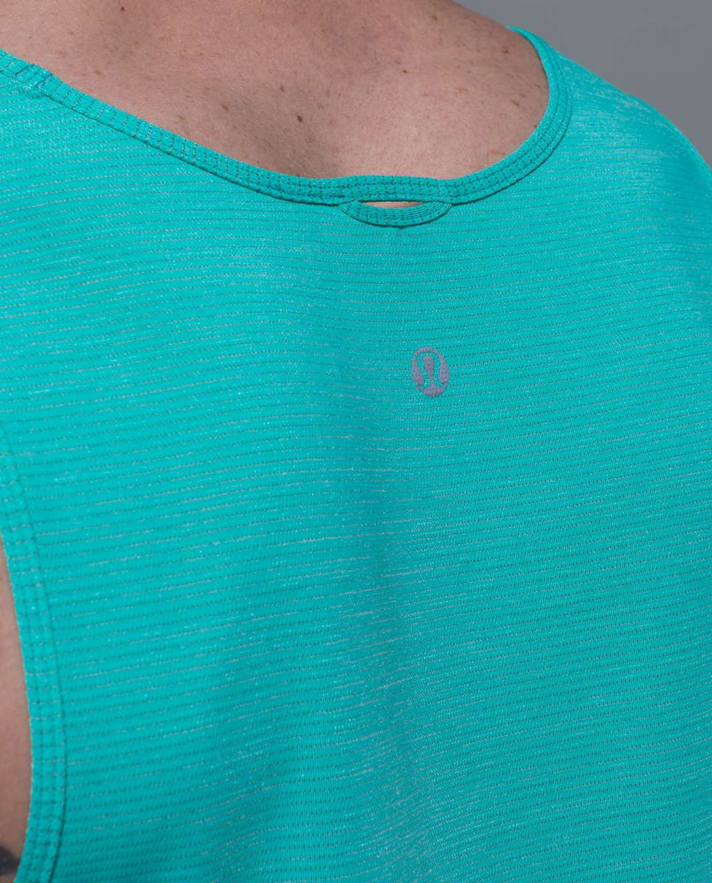 Lululemon Open Air Singlet - Heathered Bali Breeze