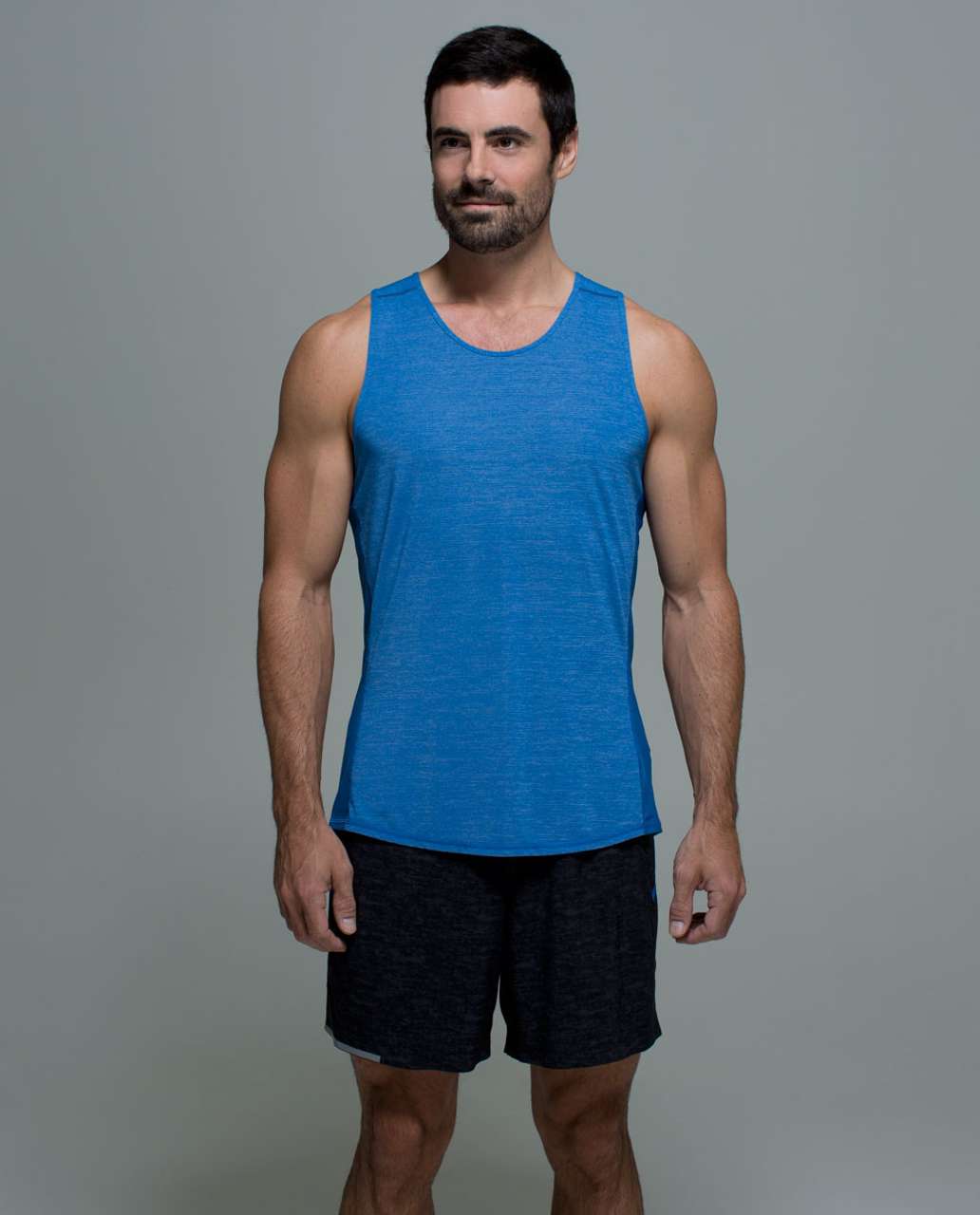 Lululemon Open Air Singlet - Heathered Lakeside Blue