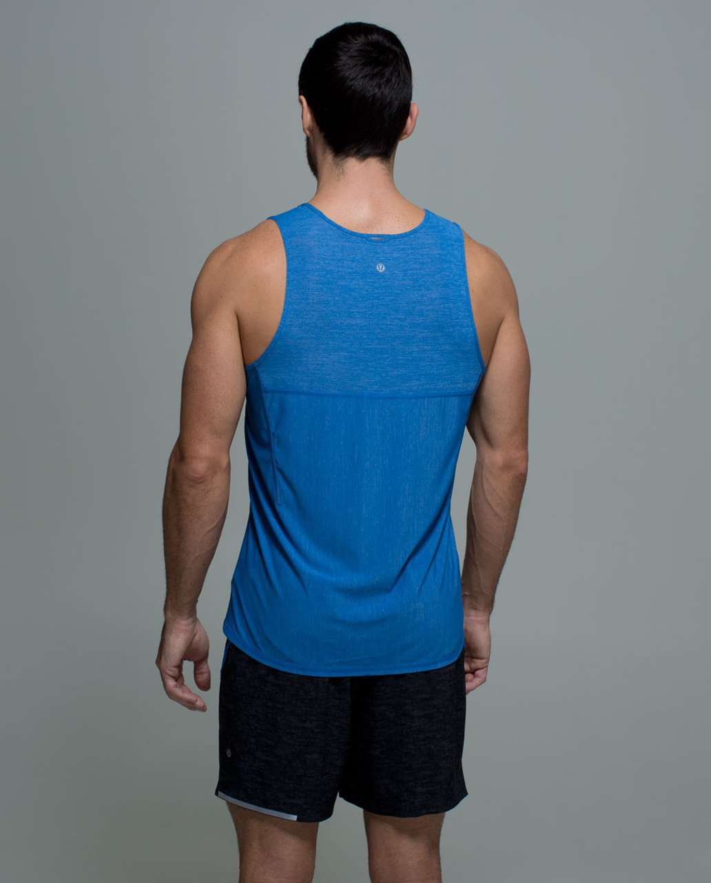 Lululemon Open Air Singlet - Heathered Lakeside Blue - lulu fanatics