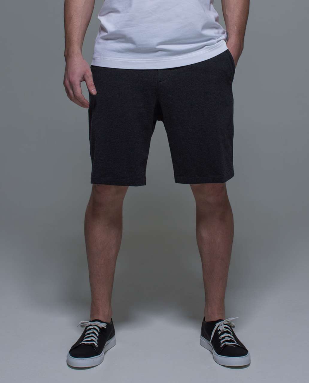 Lululemon Post Workout Short - Heathered Black