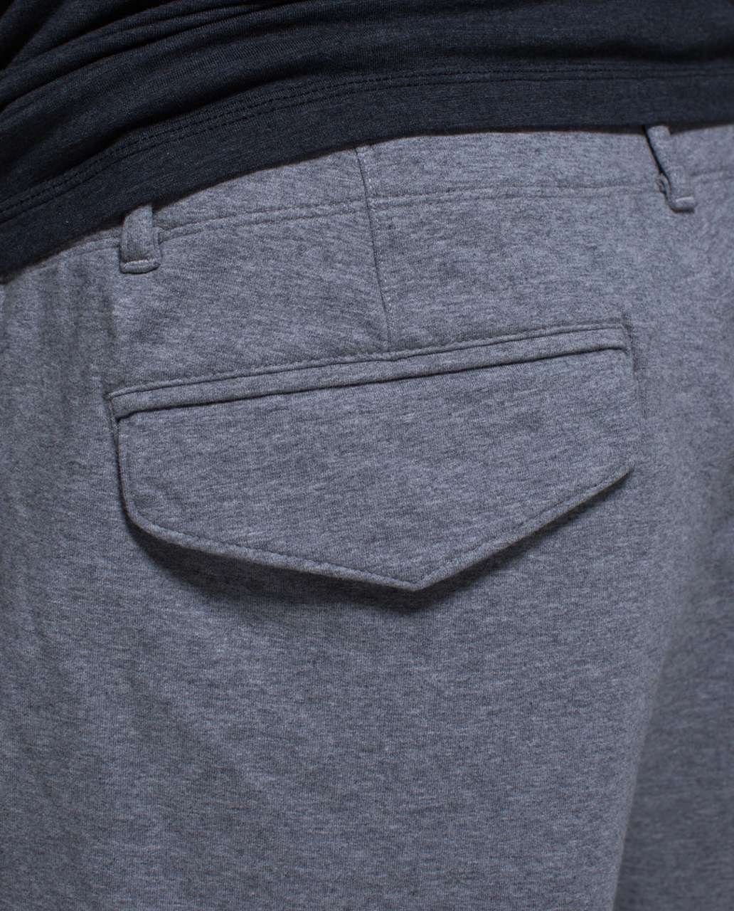 Lululemon Post Workout Short - Heathered Medium Grey - lulu fanatics