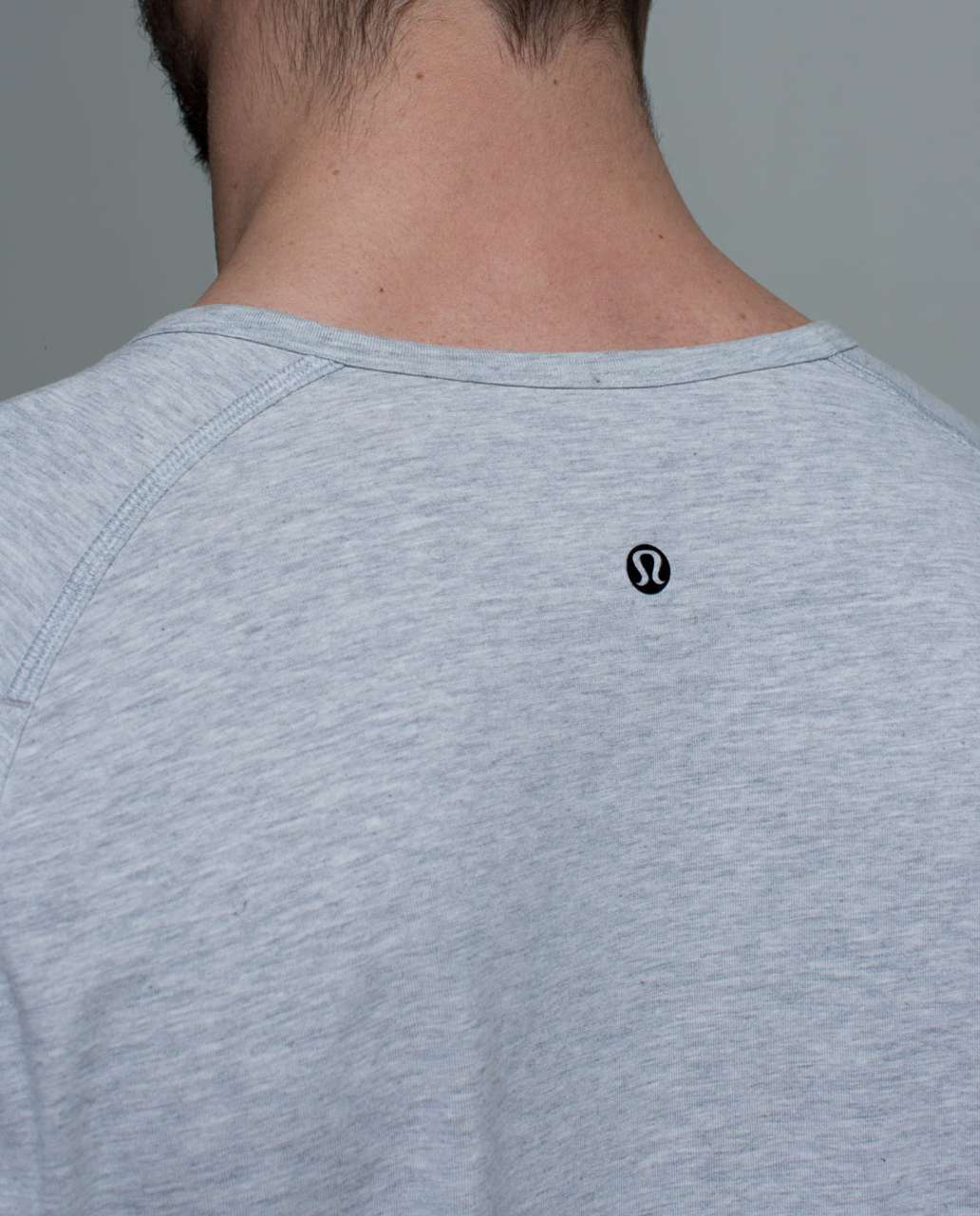 Lululemon Post Practice Henley - Heathered Silver Spoon / Ambient Grey