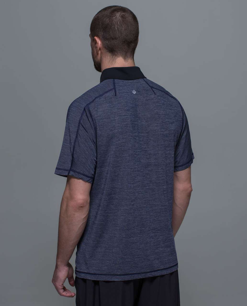 Lululemon Assert Polo - Heathered Inkwell / Black