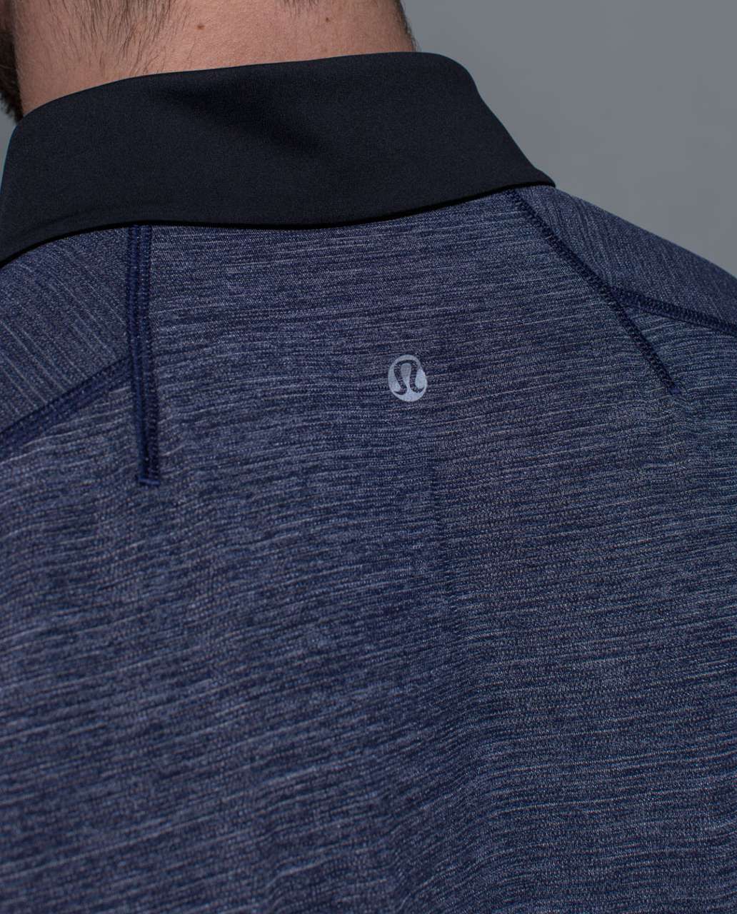 Lululemon Assert Polo - Heathered Inkwell / Black