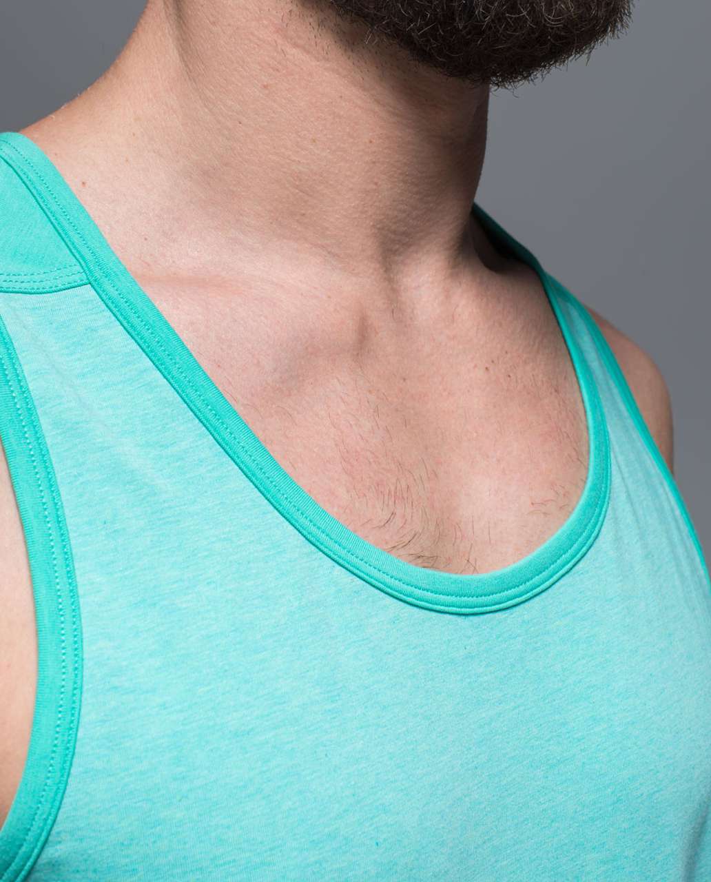 Lululemon Post Practice Tank - Heathered Bali Breeze / Bali Breeze