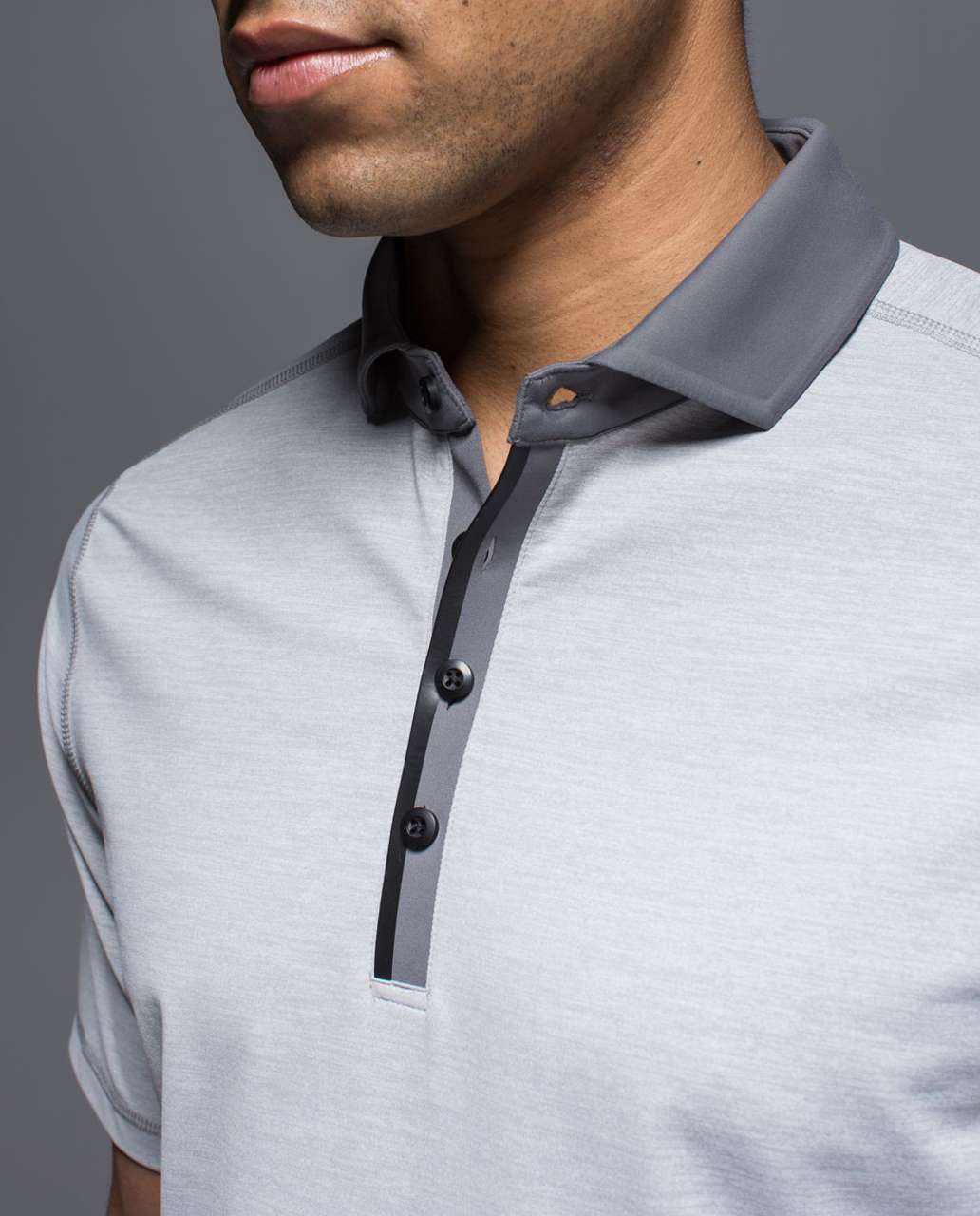 Lululemon Pivot Polo - Heathered Medium Grey / Slate