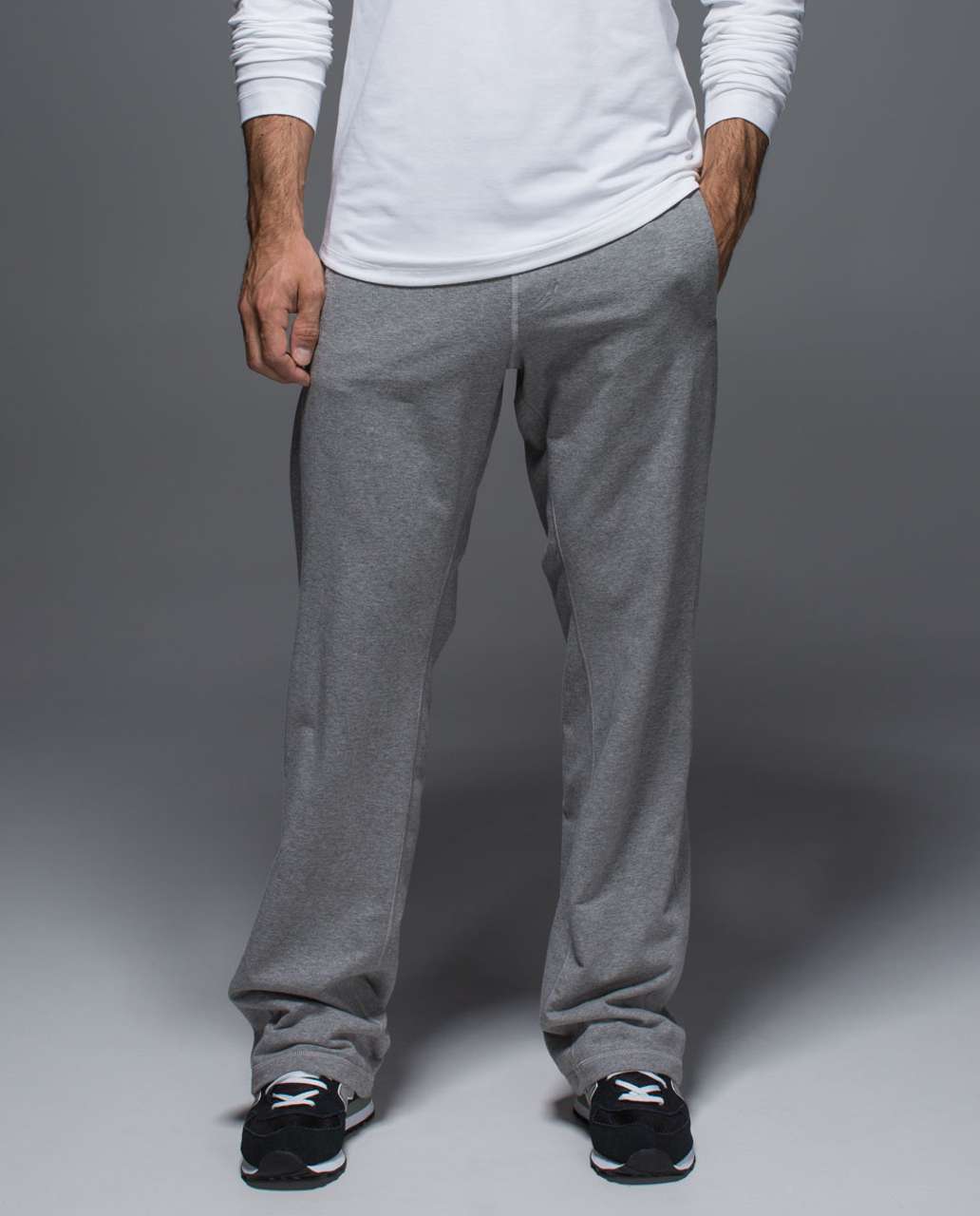 Lululemon Kung Fu Pant *Cotton (Regular) - Heathered Medium Grey - lulu  fanatics