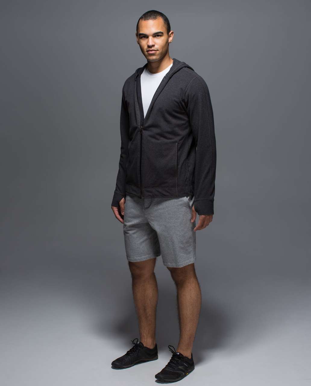 Lululemon Rival Hoodie - Heathered Black