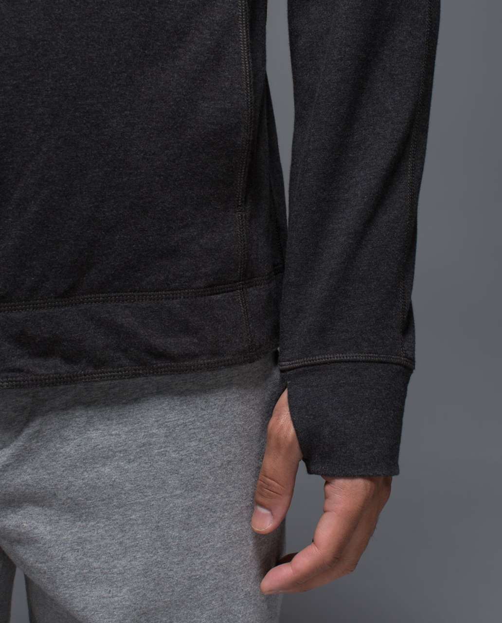 Lululemon Rival Hoodie - Heathered Black