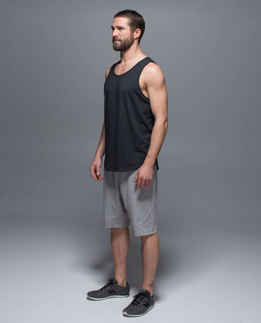 Lululemon Rival Tank - Heathered Black