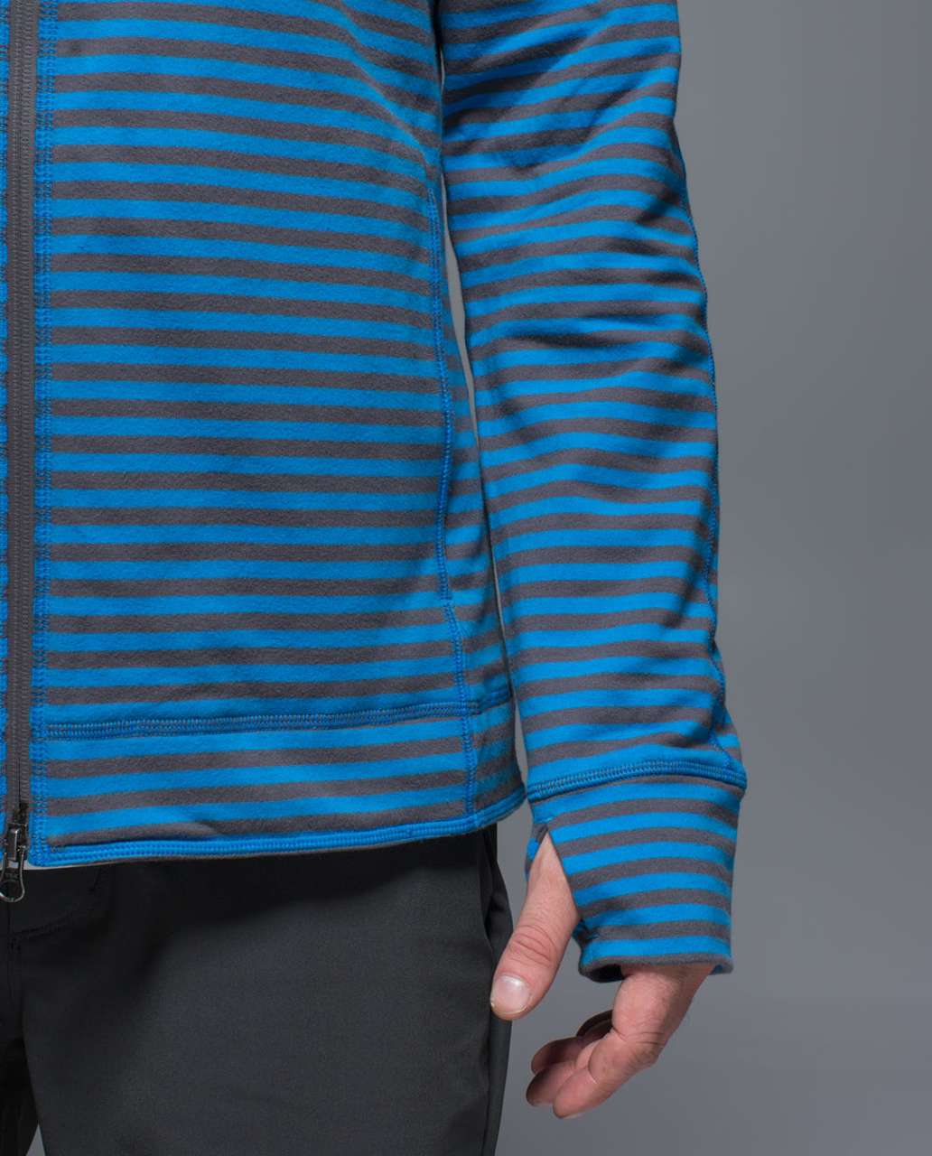 Lululemon Rival Hoodie - Narrow Bold Stripe Ocean Hue