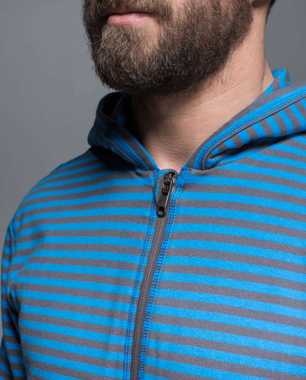 Lululemon Rival Hoodie - Narrow Bold Stripe Ocean Hue