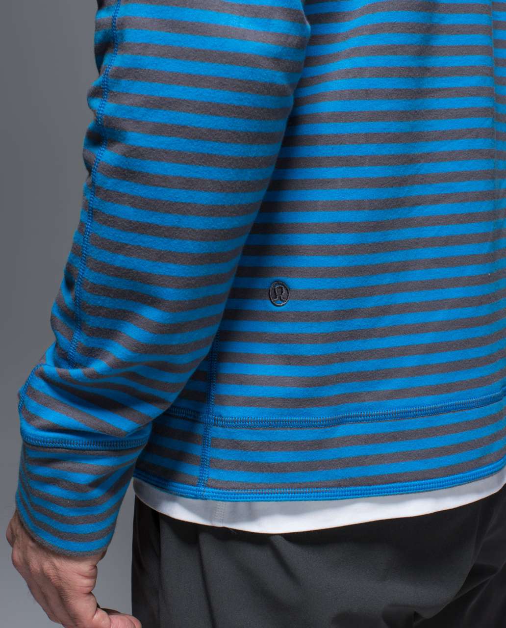 Lululemon Rival Hoodie - Narrow Bold Stripe Ocean Hue