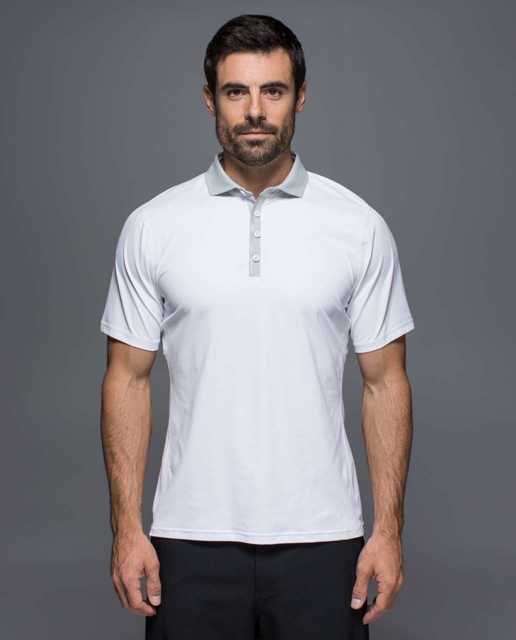 Lululemon Pivot Polo - White / Silver Spoon