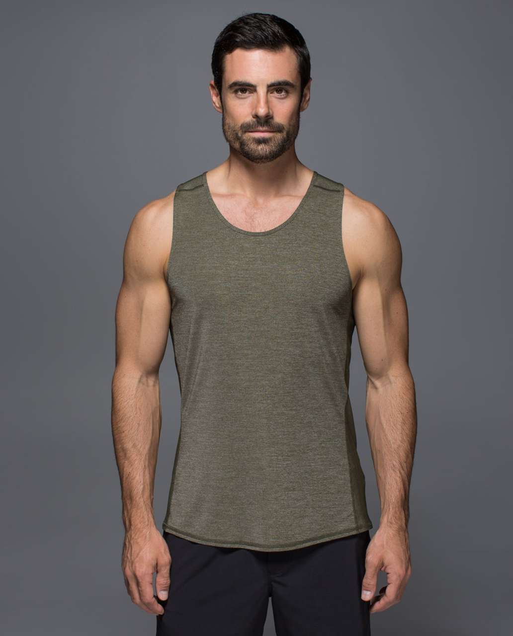 Lululemon Open Air Tank - Heathered Fatigue Green