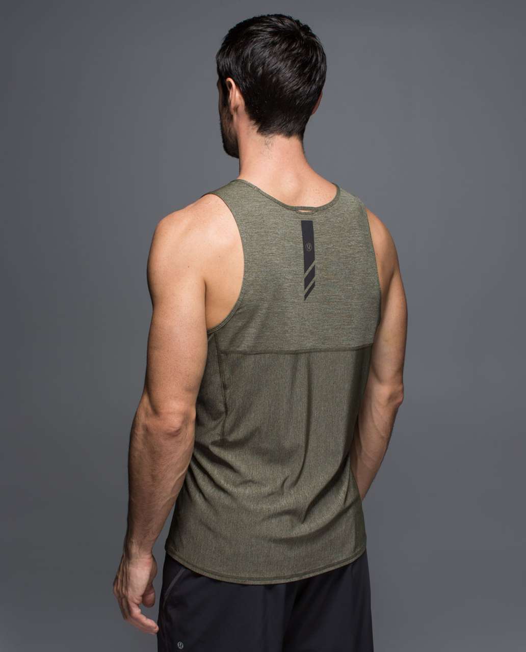 Lululemon Open Air Tank - Heathered Fatigue Green