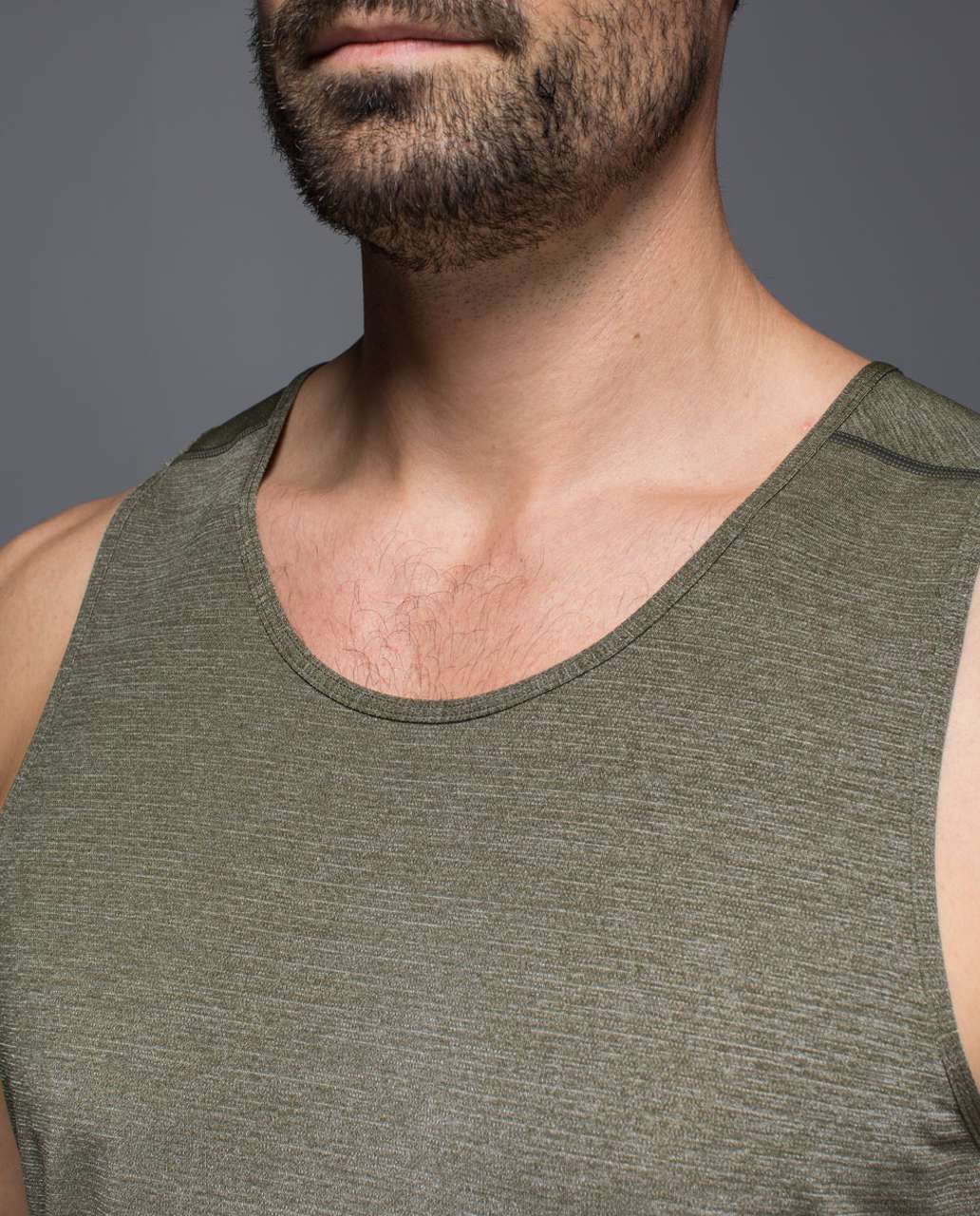 Lululemon Open Air Tank - Heathered Fatigue Green