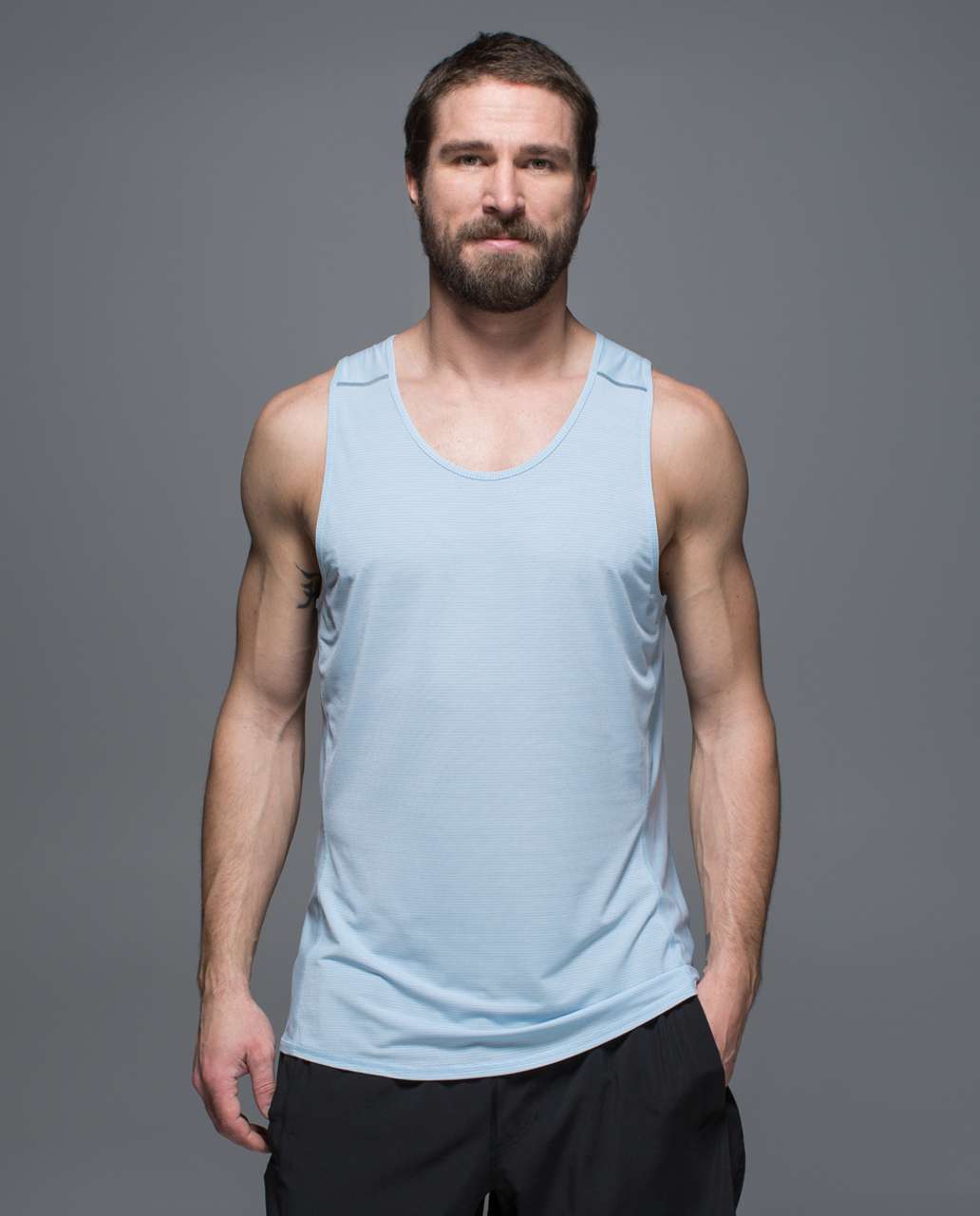 Lululemon Open Air Tank - Heathered Ice Blue