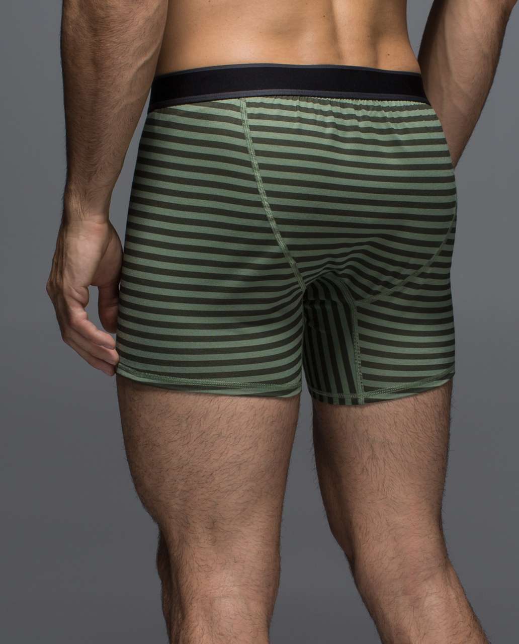 Lululemon No Boxer Boxer - Narrow Bold Stripe Printed Pomelo