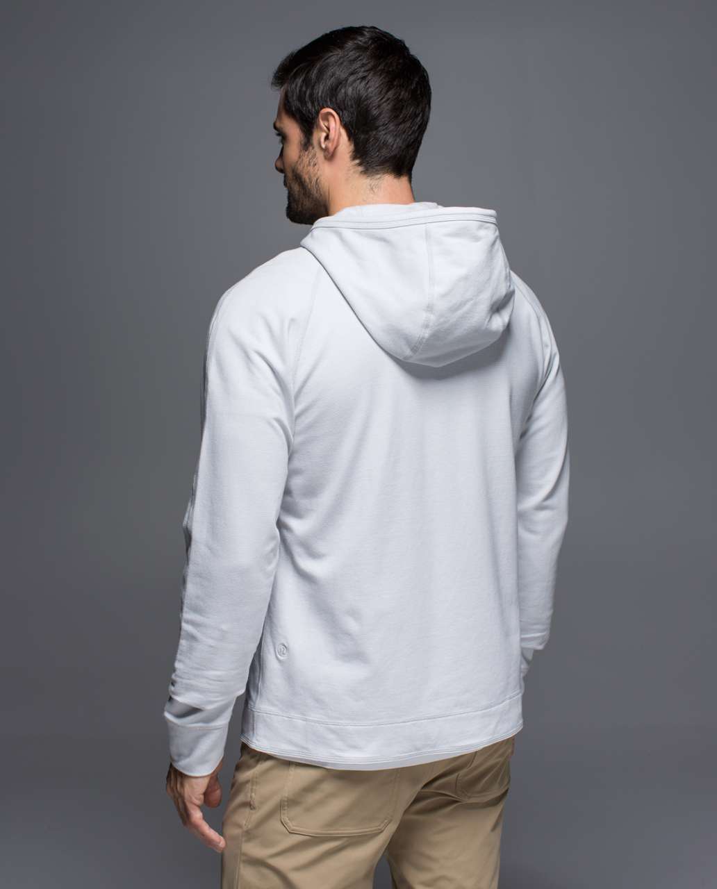 Lululemon Rival Hoodie - Wee Stripe White Silver Spoon