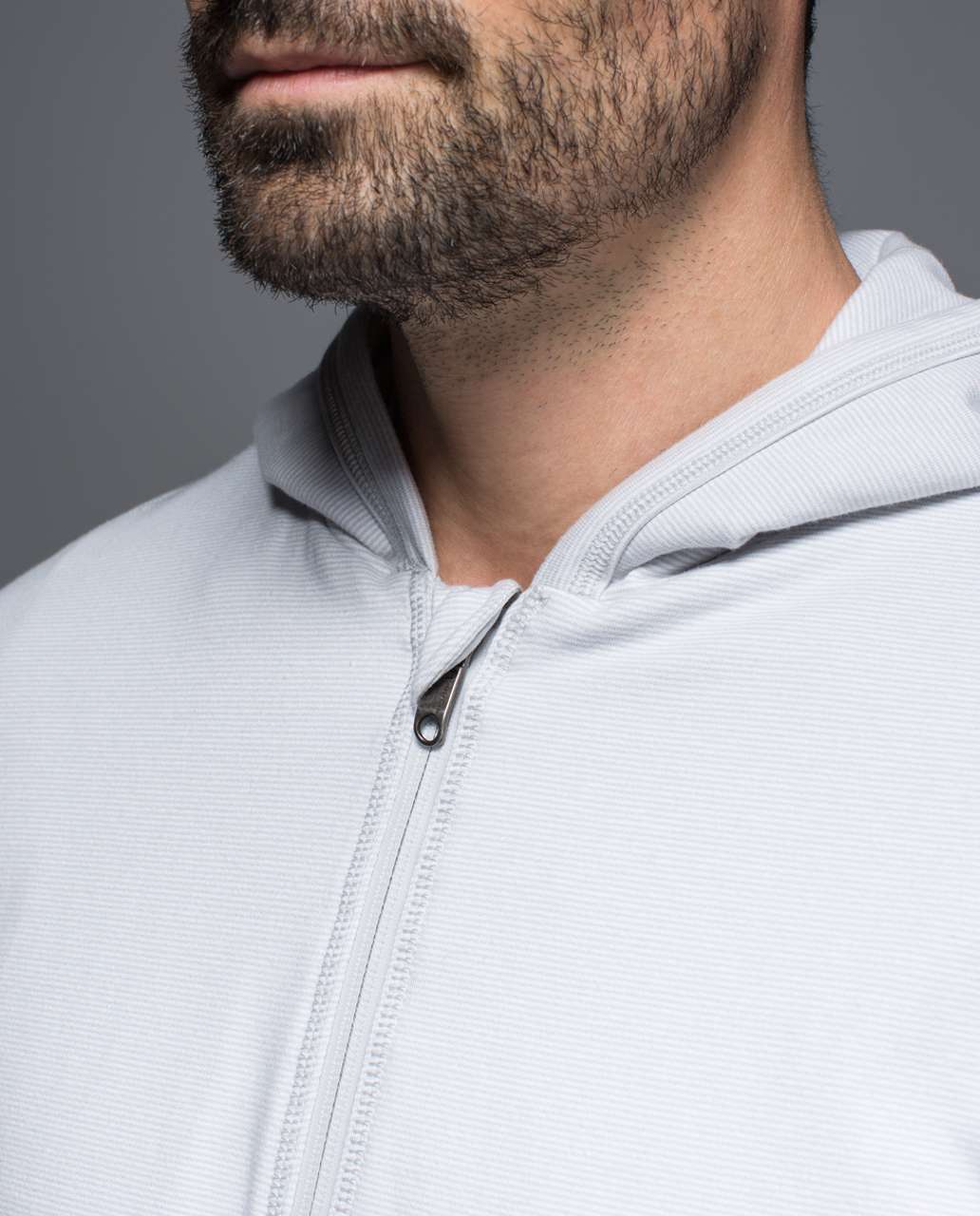 Lululemon Rival Hoodie - Wee Stripe White Silver Spoon