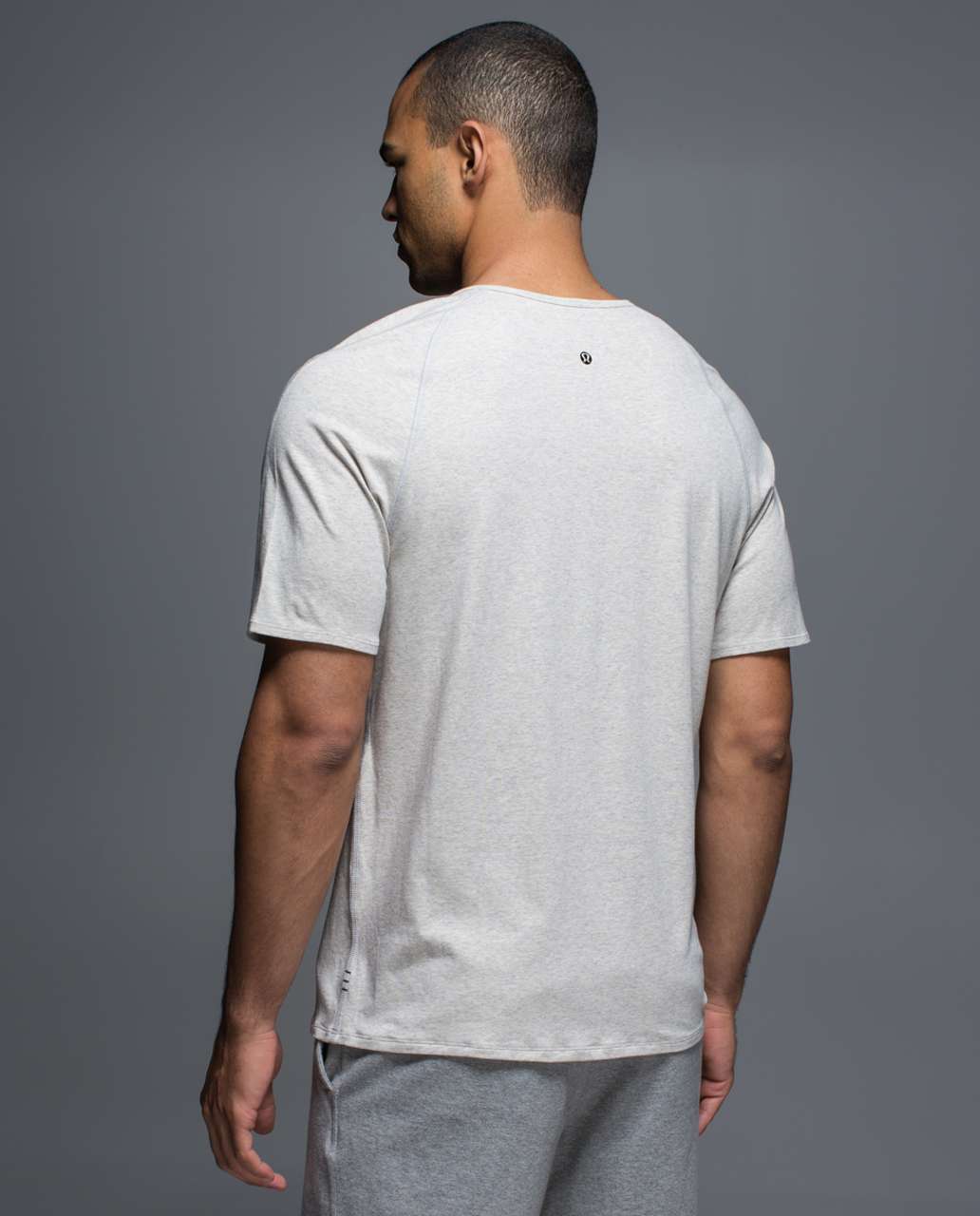 Lululemon Rival Henley - Heathered Light Grey