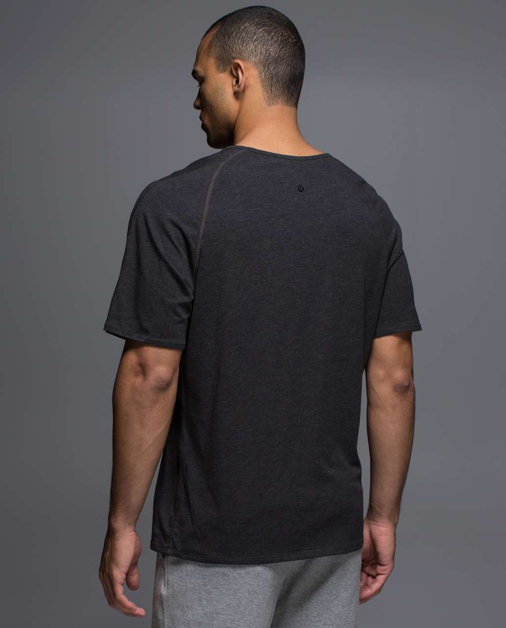 Lululemon Rival Henley - Heathered Black