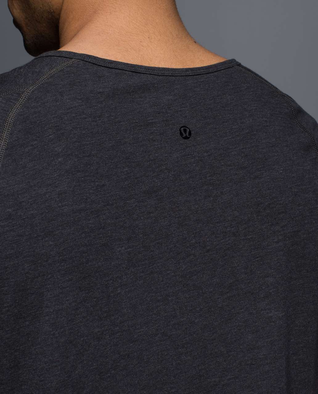 Lululemon Rival Henley - Heathered Black