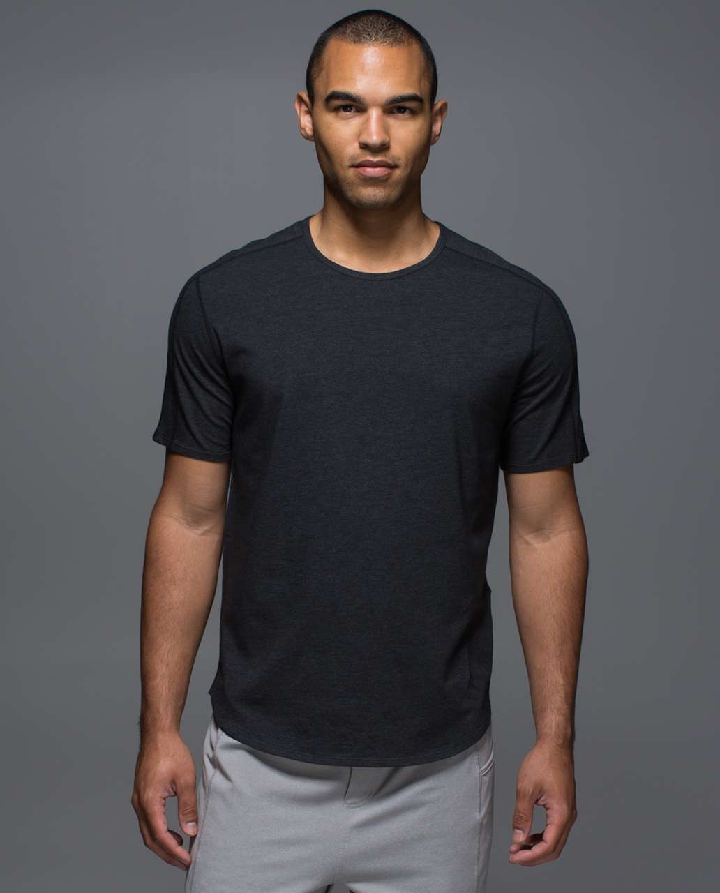 Lululemon Rival Tee - Heathered Black