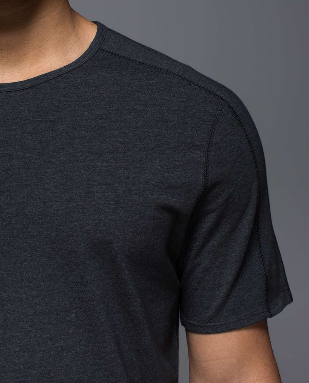 Lululemon Rival Tee - Heathered Black