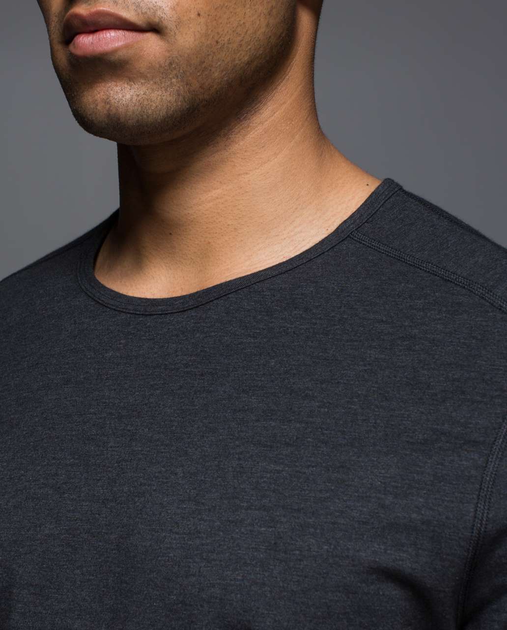 Lululemon Rival Tee - Heathered Black