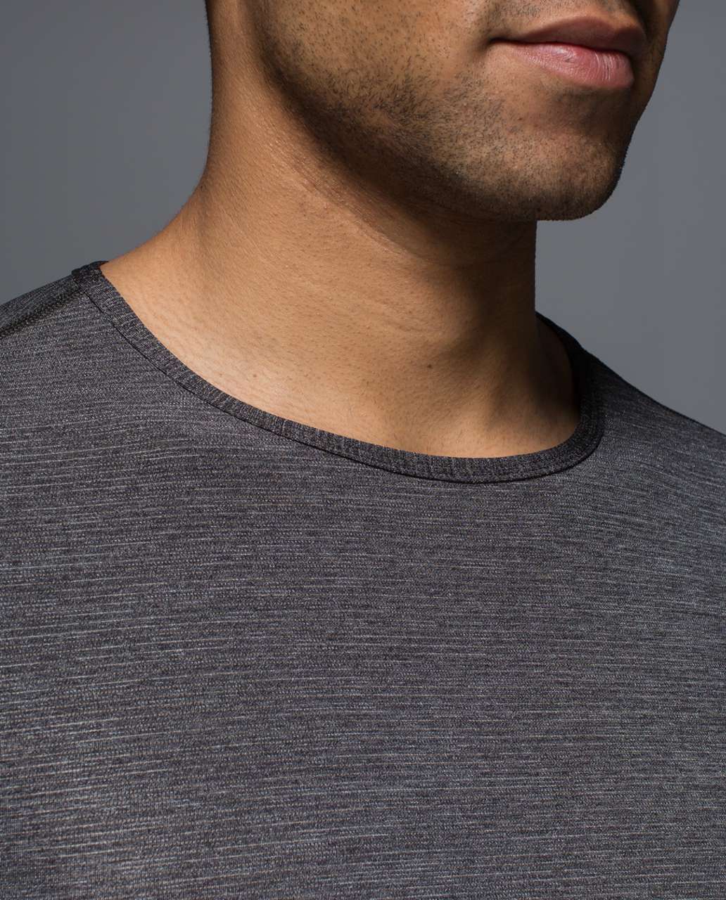 Lululemon Non-Stop Crew - Heathered Black