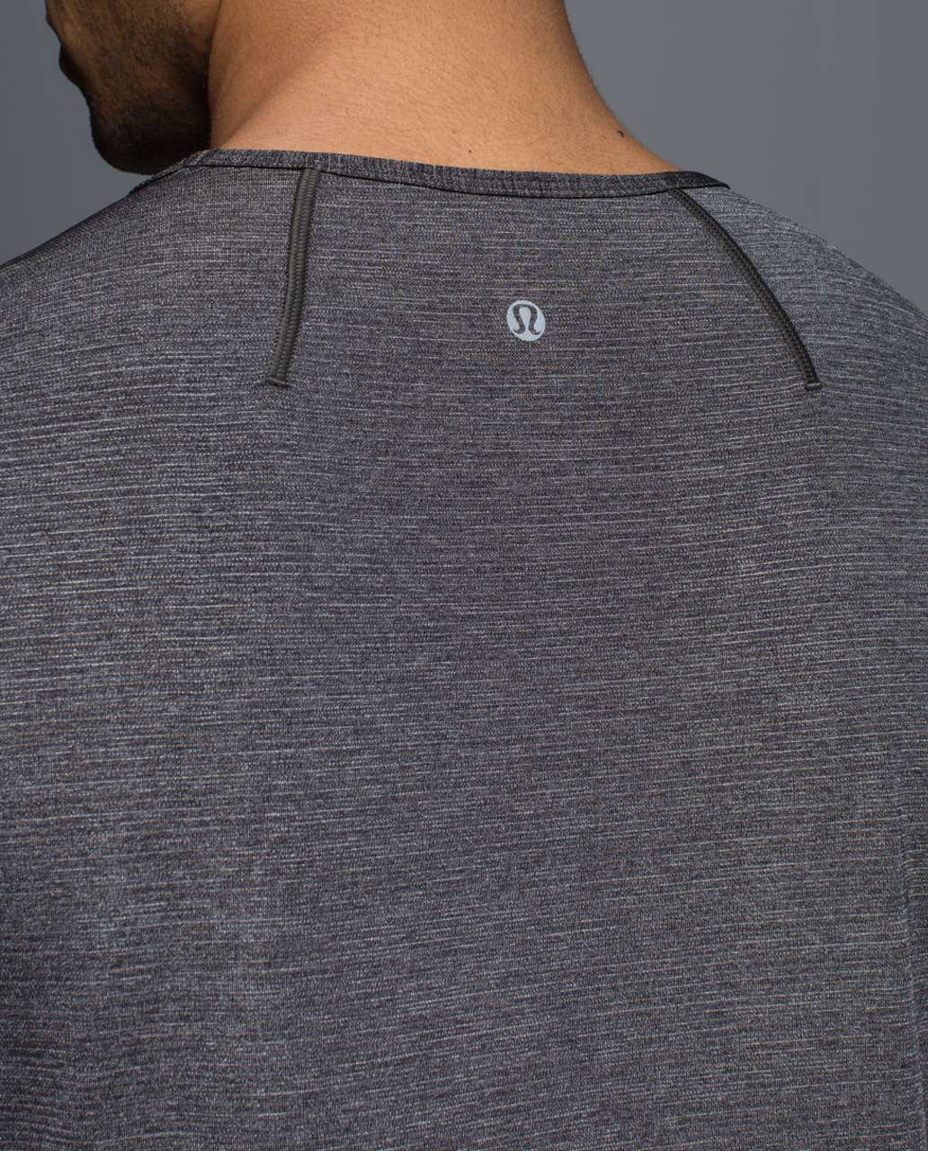 Lululemon Non-Stop Crew - Heathered Black