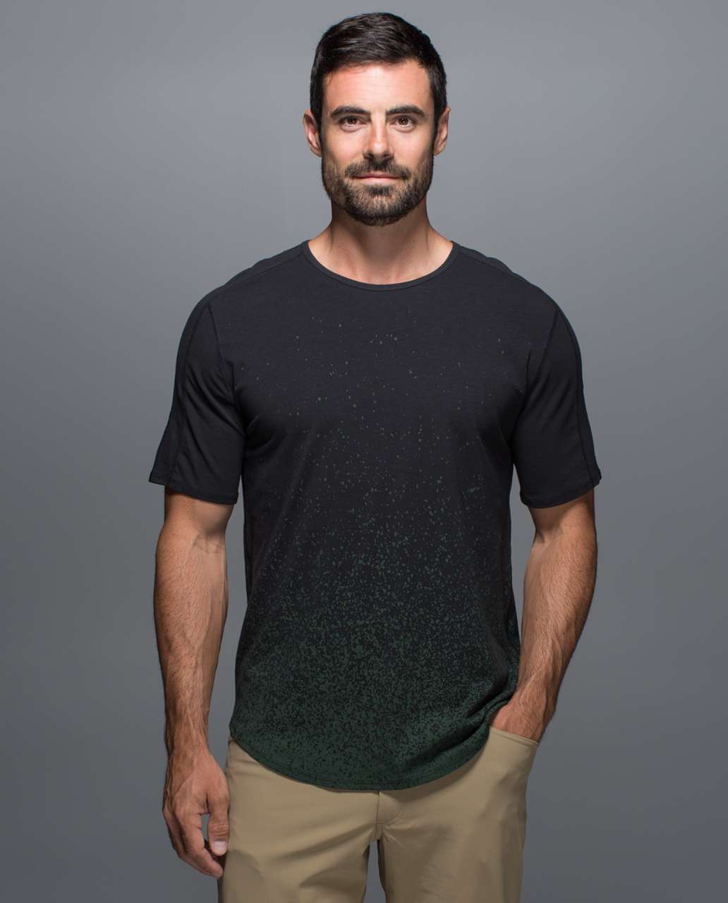 Lululemon Rival Tee - Black / Forest