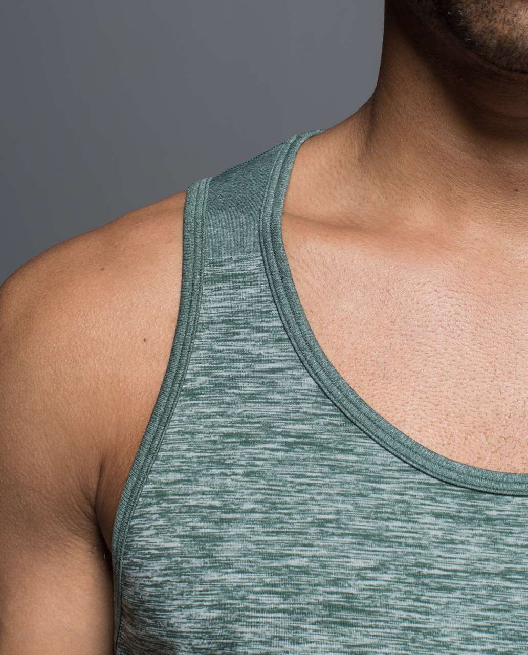 Lululemon Metal Vent Tech Tank - Mvt Space Dye Deep Jungle