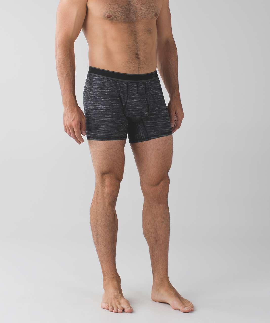 Lululemon No Boxer Boxer - Oki Heathered Print Black