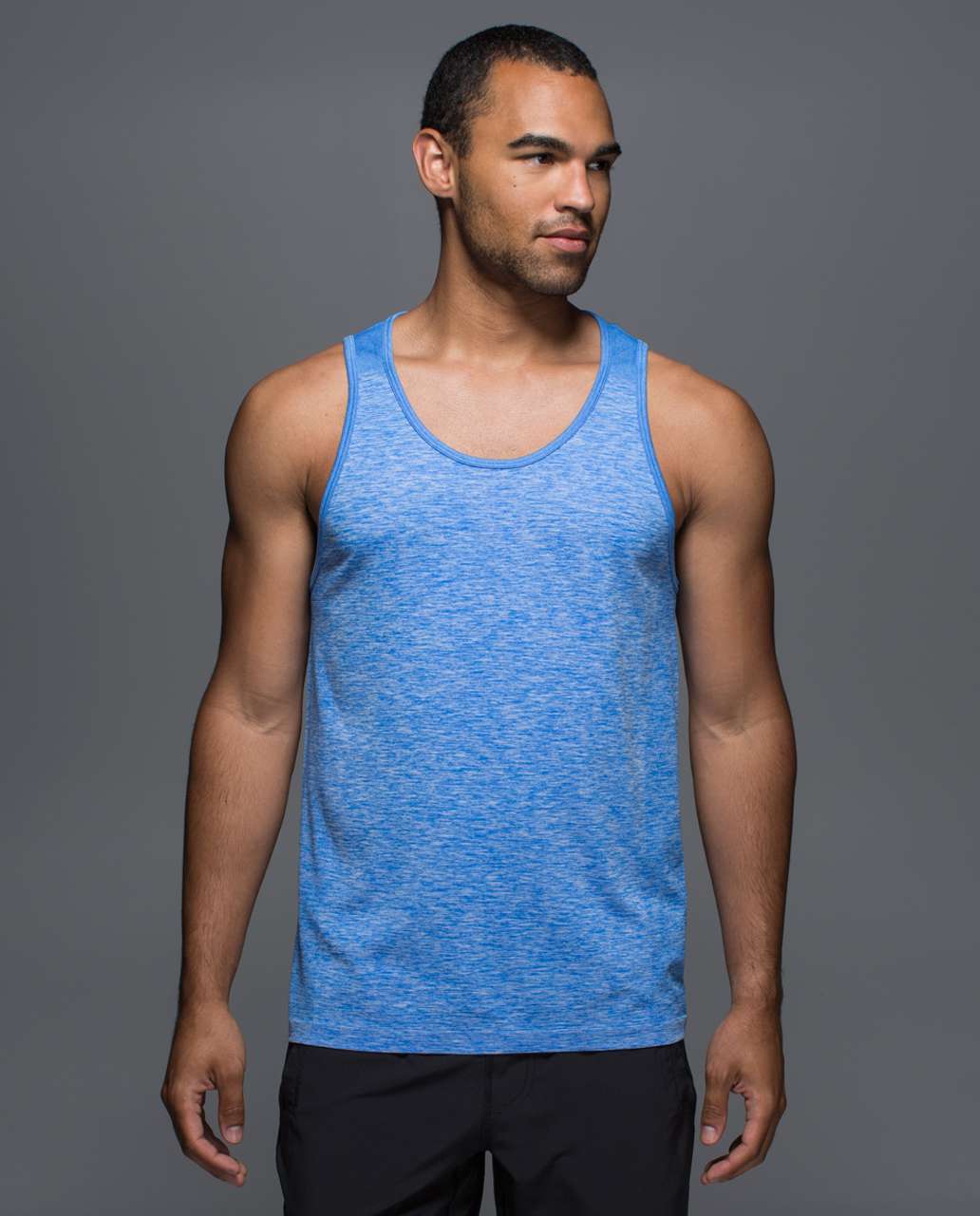 Lululemon Metal Vent Tech Tank - Mvt Space Dye Teacup Blue - lulu fanatics