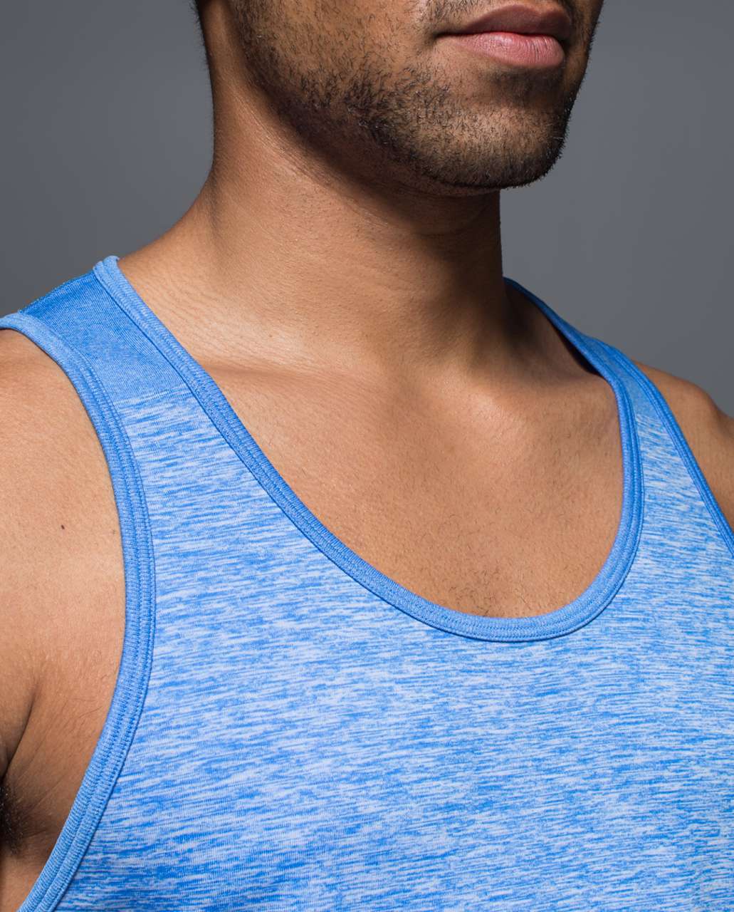 Lululemon Metal Vent Tech Tank - Mvt Space Dye Teacup Blue